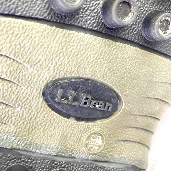 LL Bean Bigelow Black Insulated Cold Weather Snow Boot Lace Up Size 8 - Picture 16 of 16